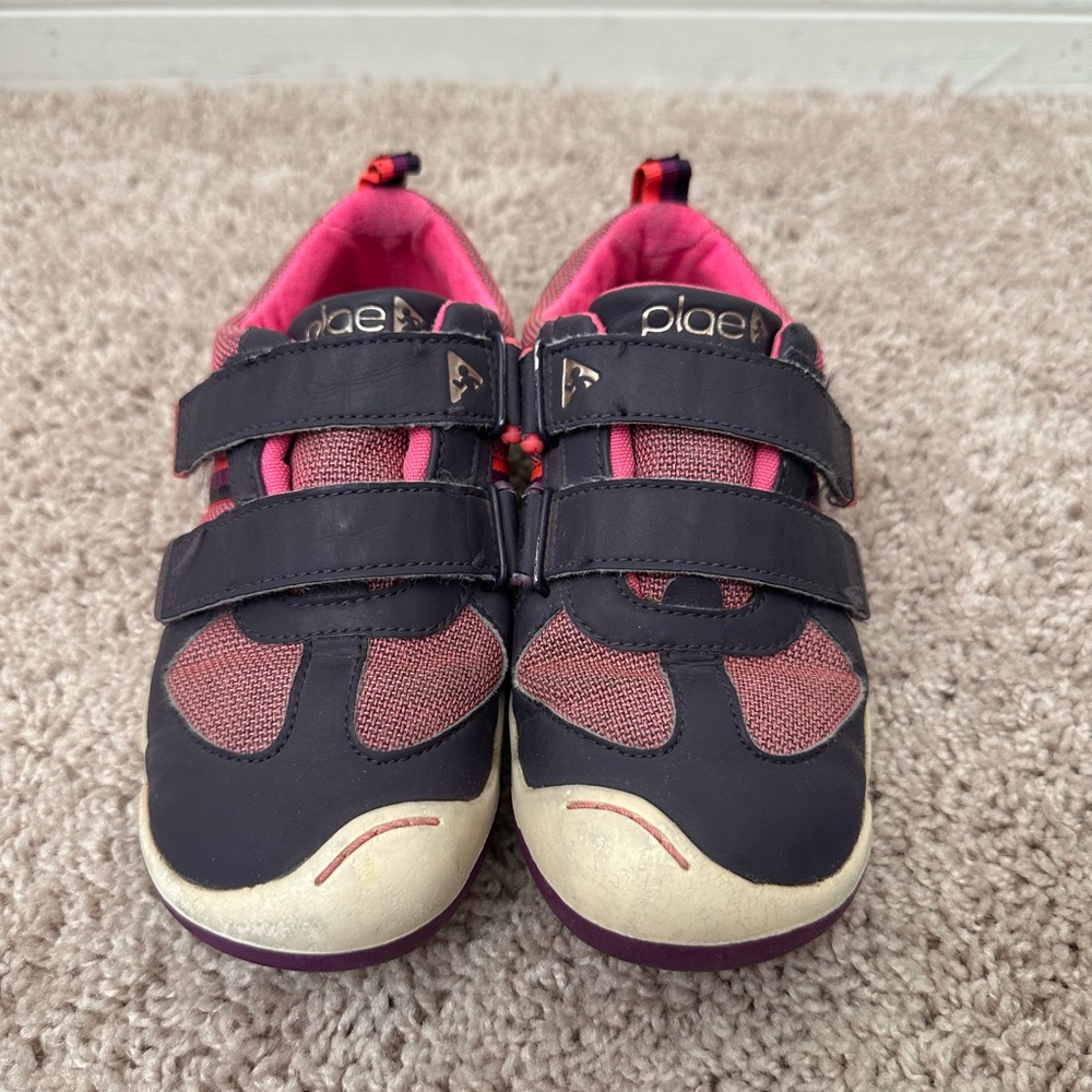 Kids Black and Pink Shoes